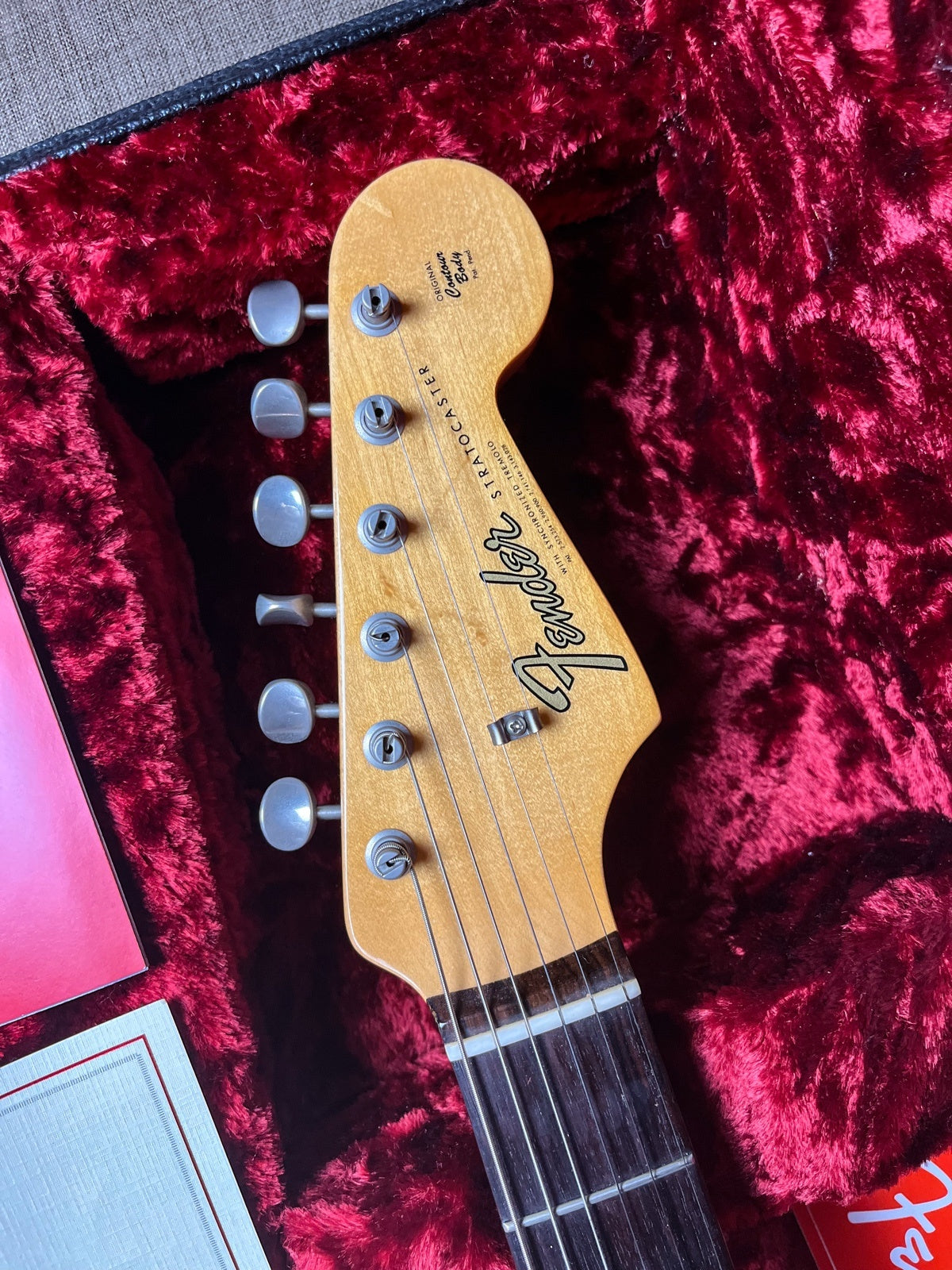 Fender stratocaster american original 60s shell pink