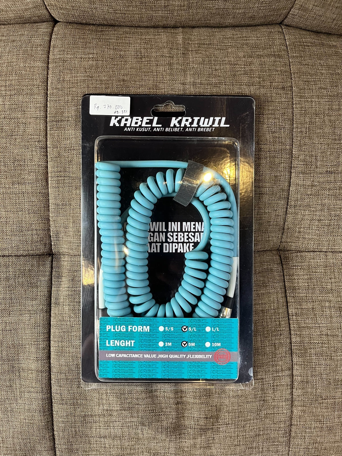 Kabel Kriwil 5M Sonic Blue