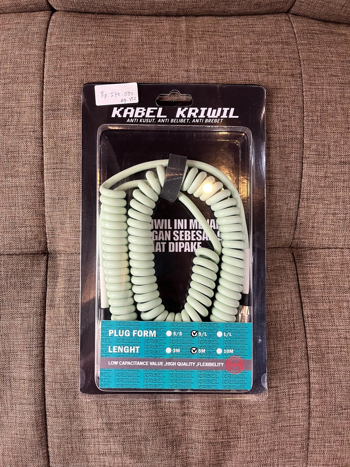 Kabel Kriwil 5M Surf Green