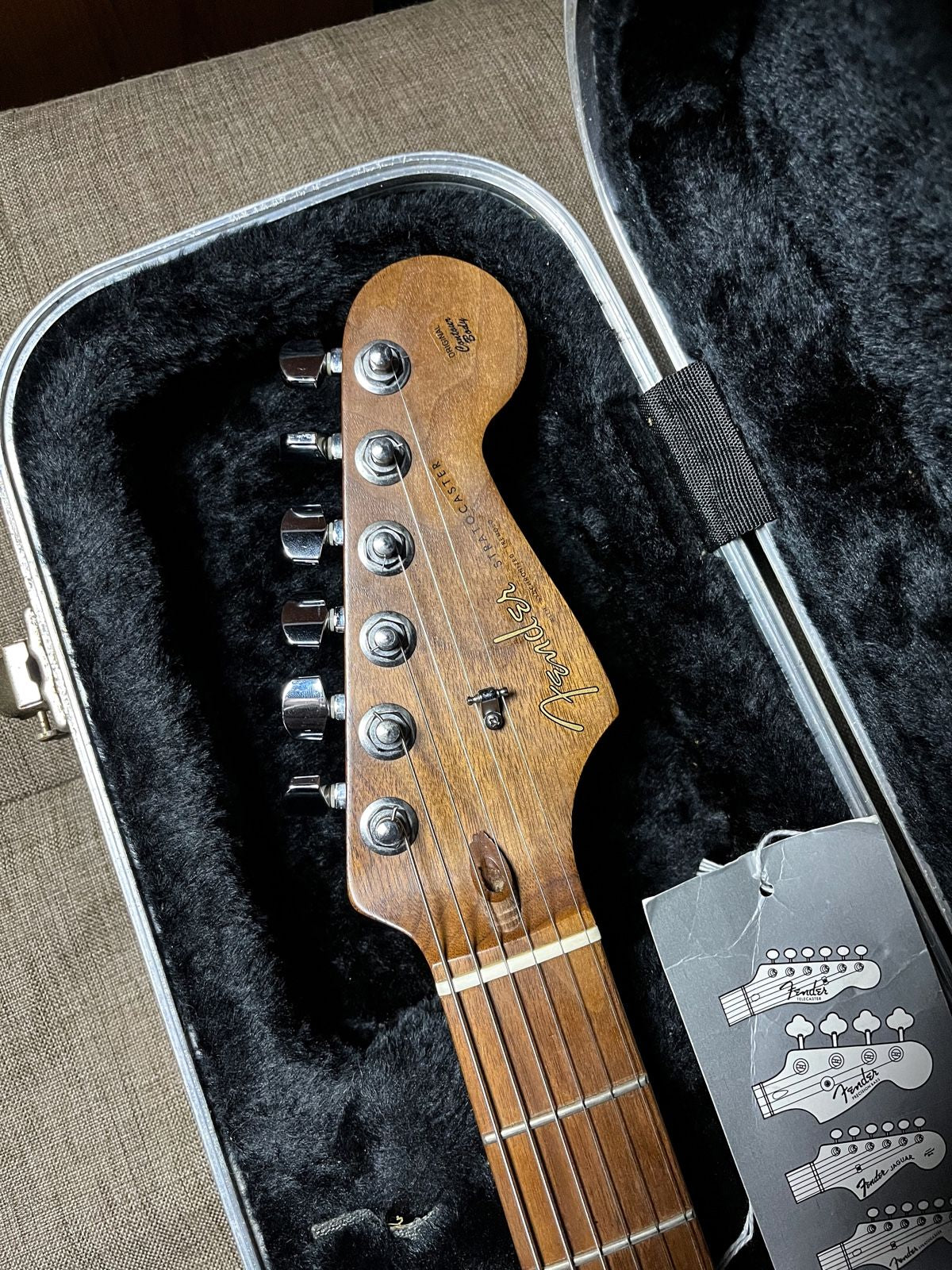 Fender Prototype Stratocaster American Standard- Burnt Natural. Lite ash body & walnut neck