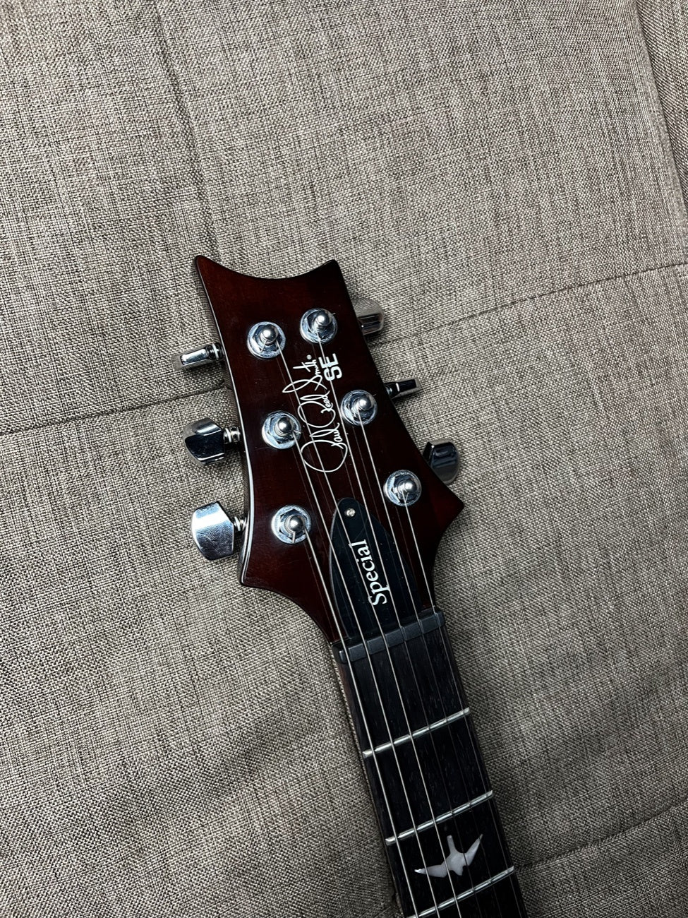 PRS SE SPECIAL SEMI-HOLLOW ORANGE TIGER SMOKEBURST