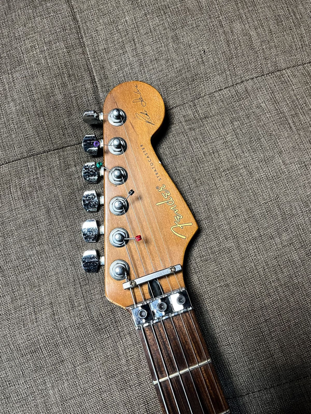 Fender stratocaster richie sambora crimson red metallic