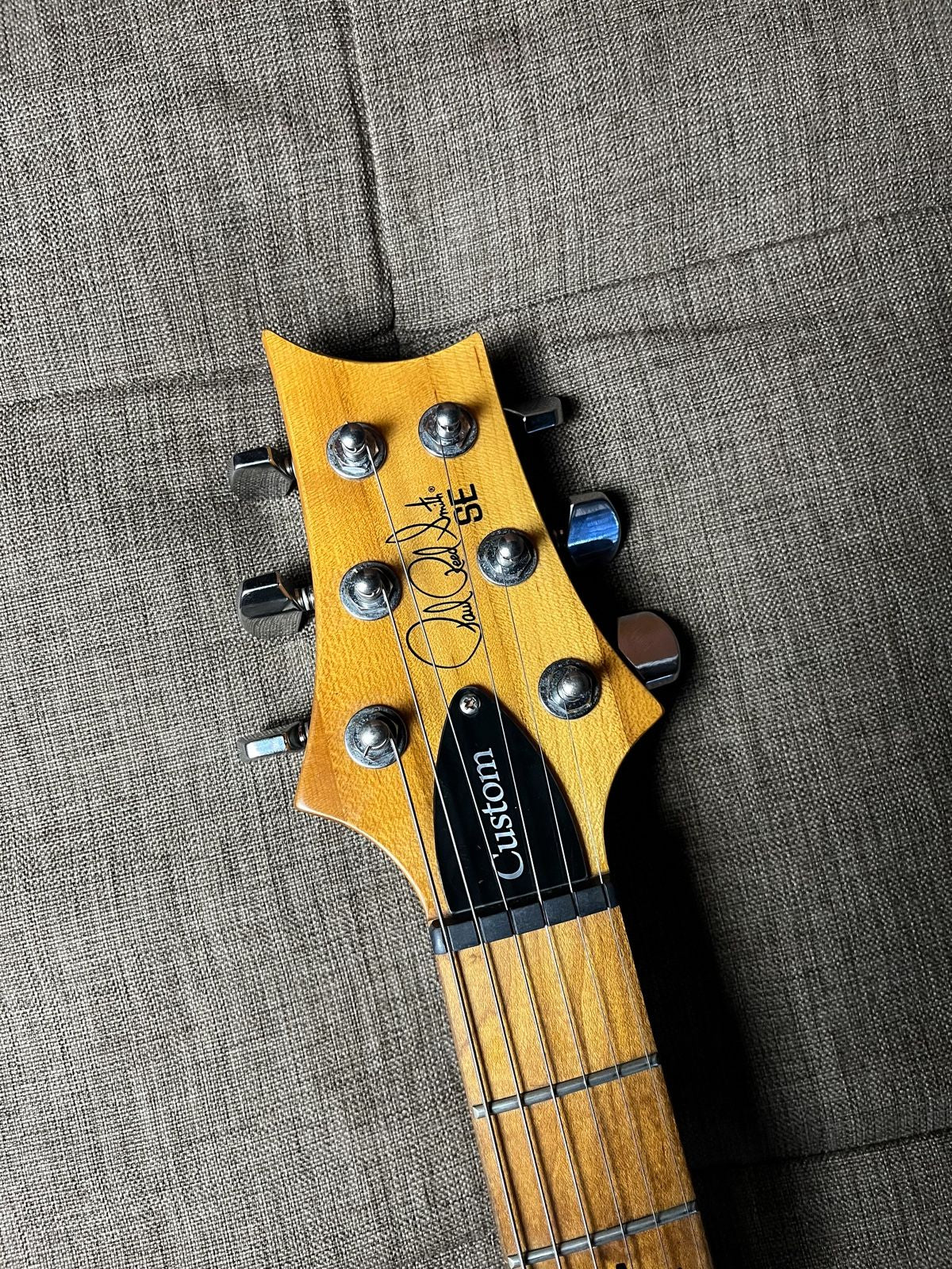 PRS SE Custom 24 Roasted Maple Trampas Green