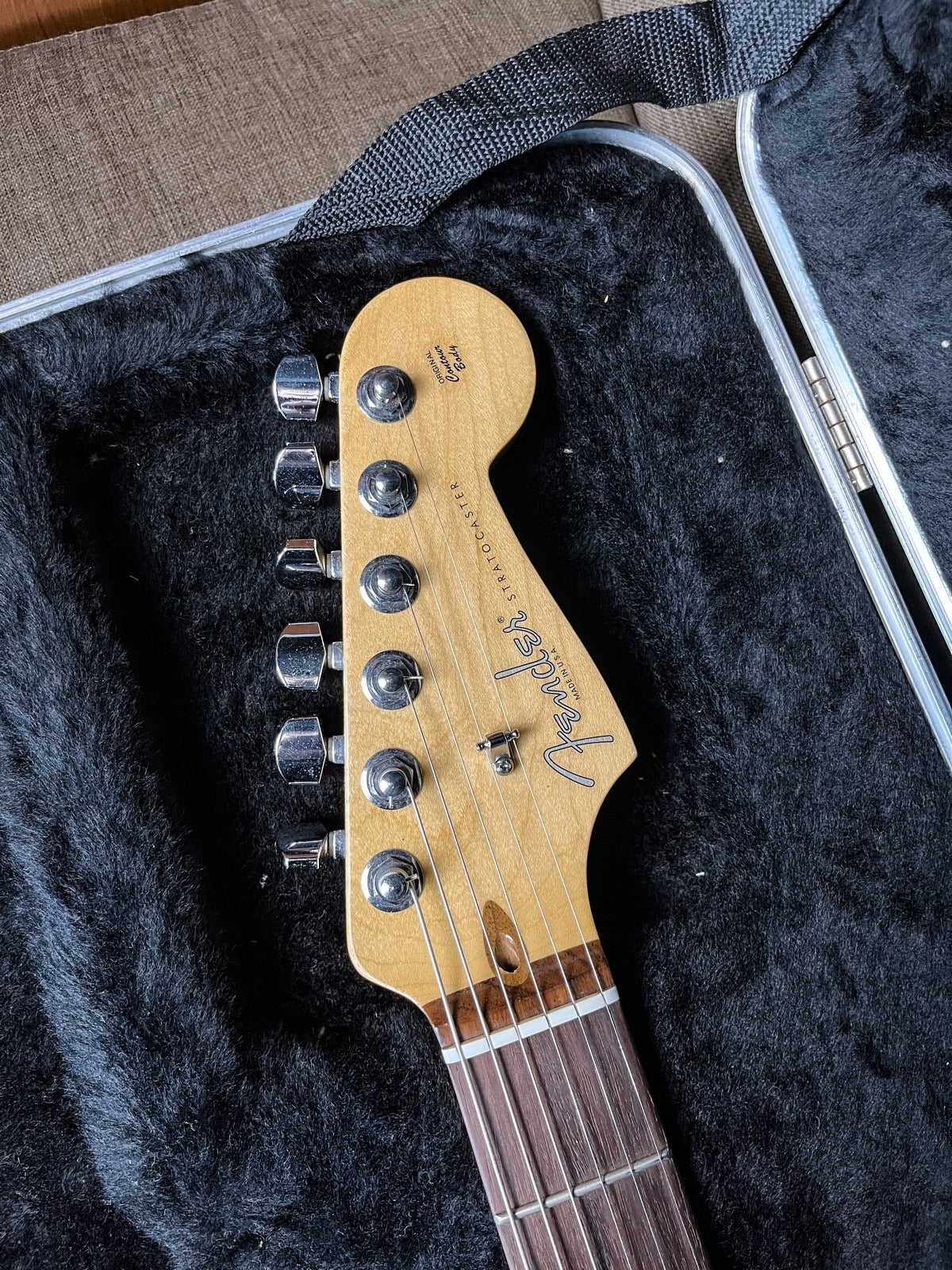 Fender stratocaster american standard black 2011