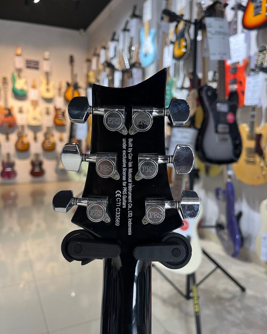 PRS SE Custom 24 Charcoal Fade Flame Maple