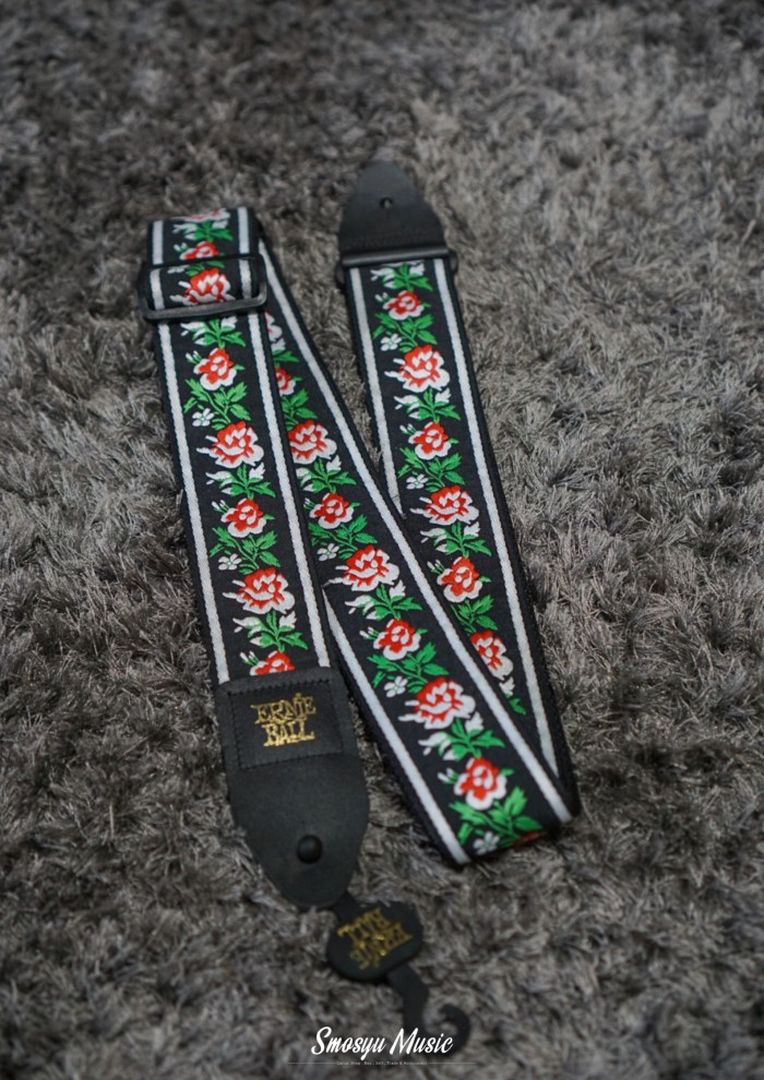 Ernie Ball Jacquard Guitar Strap Winter Rose