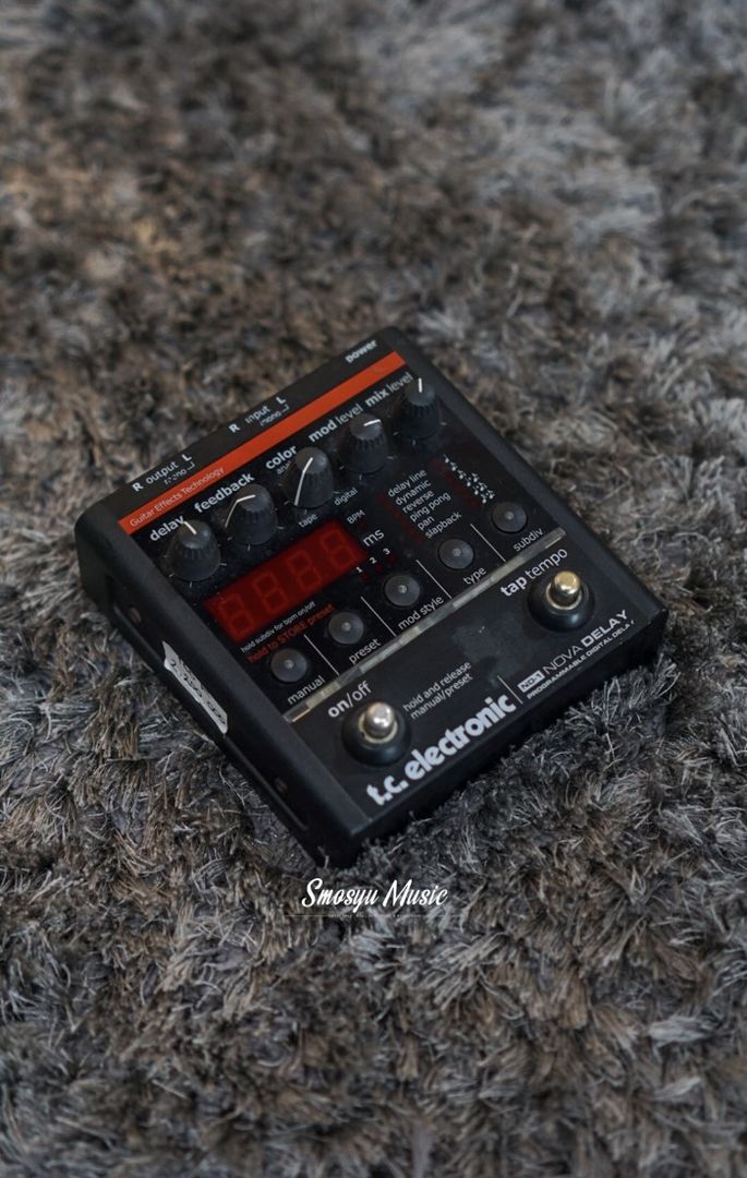 tc electronic nd 1 nova delay guitar pedal TC Electronic Nova Delay – smosyumusic-com