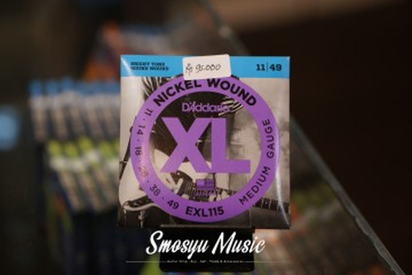 Senar Gitar Electric Guitar String D'Addario EXL115 11-49