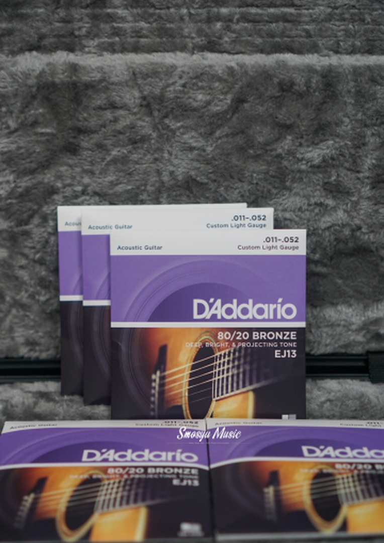 Senar D'addario Acoustic Guitar 80/20 Bronze 011-052