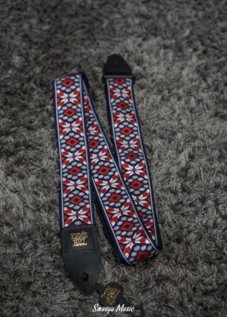 Strap Ernie Ball Jacquard Taos Fire Red