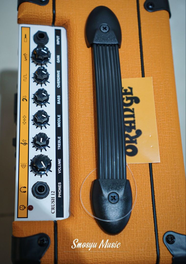 Ampli Orange Crush 12 Single Channel Solid State Crush 1X6 Combo With Cabsim Headphone Out 12W