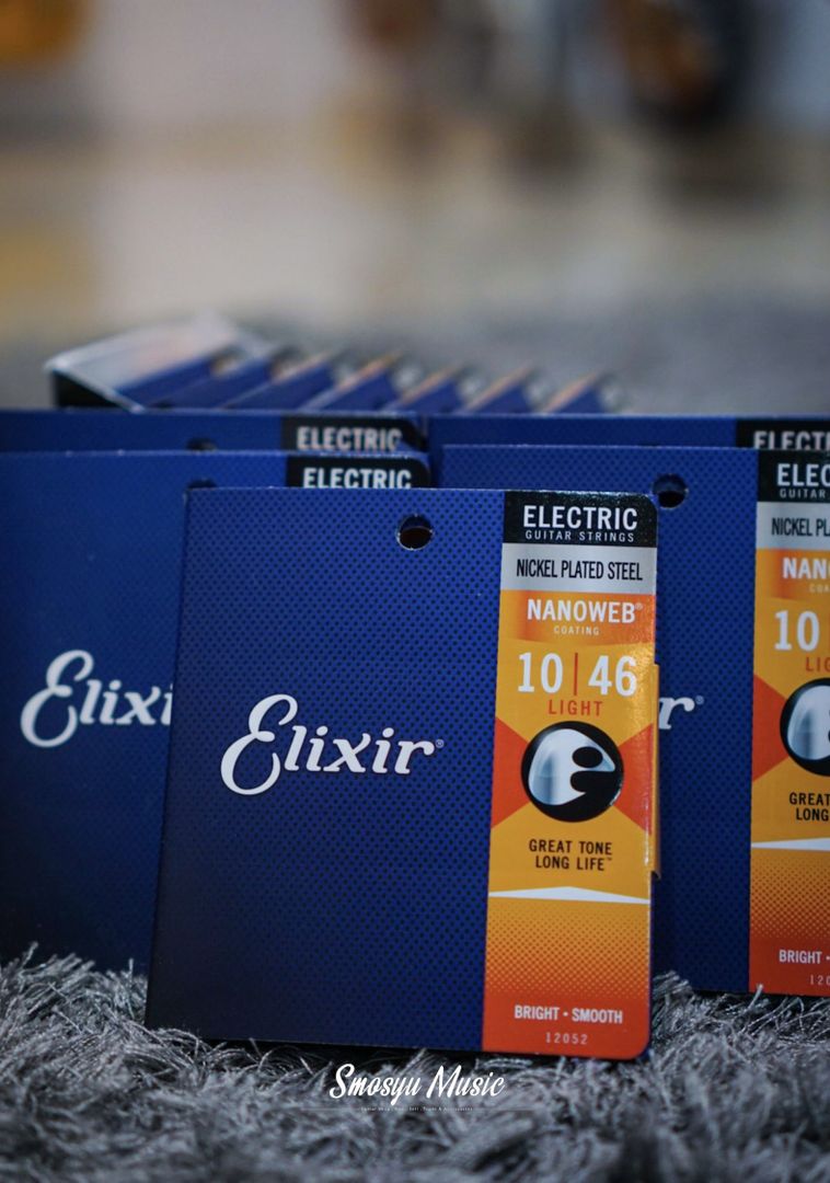 Senar Elixir 12052 Nanoweb Electric Guitar Strings 10-46