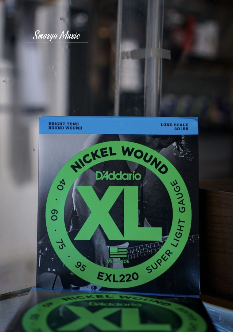 Senar Bass D’Addario EXL220 Super Light Gauge Nickel Wound 40-95