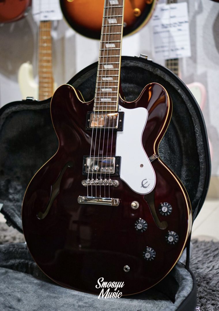 Epiphone Noel Gallagher Dark Wine Red