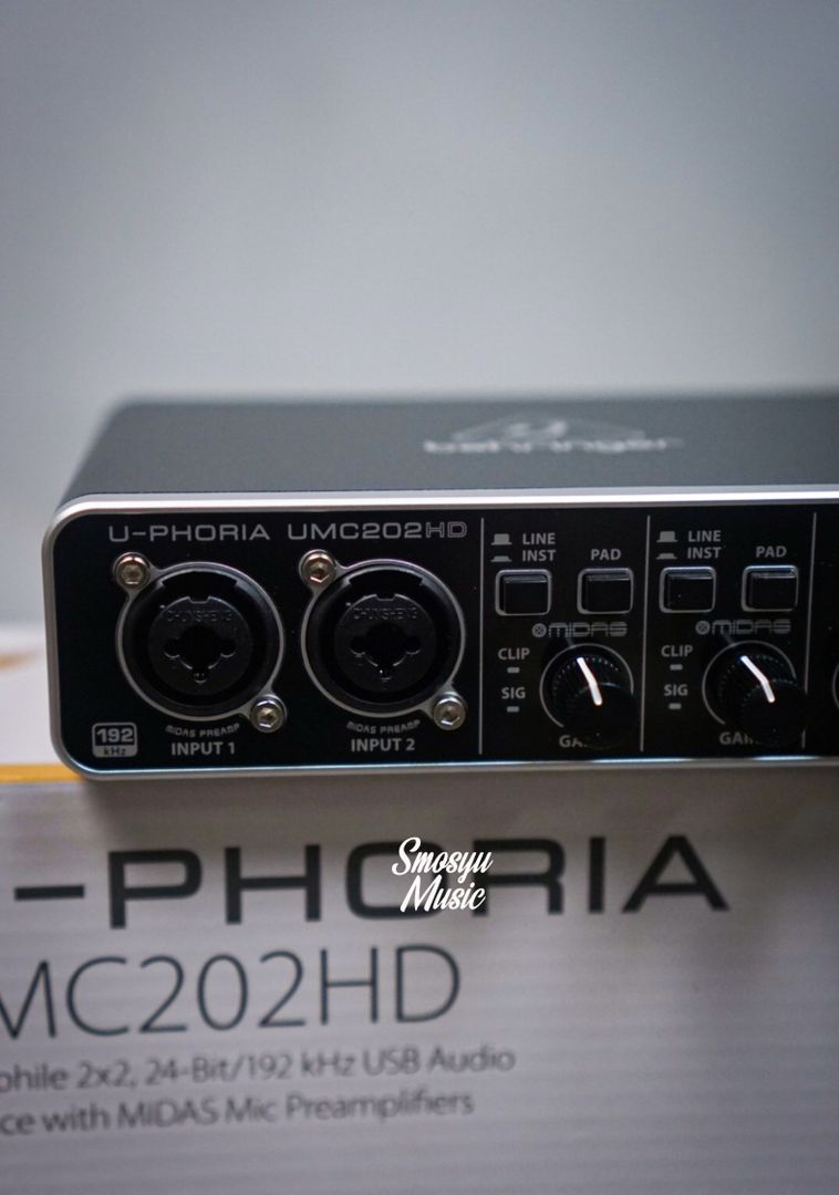 Behringer U-Phoria UMC202HD USB Audio Interface