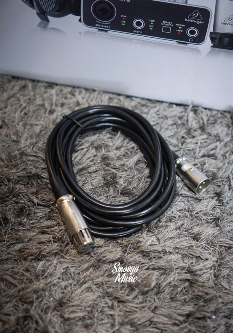 Behringer U-Phoria Studio Recording/Podcasting Bundle W/Interface ,Mic,And Handphones