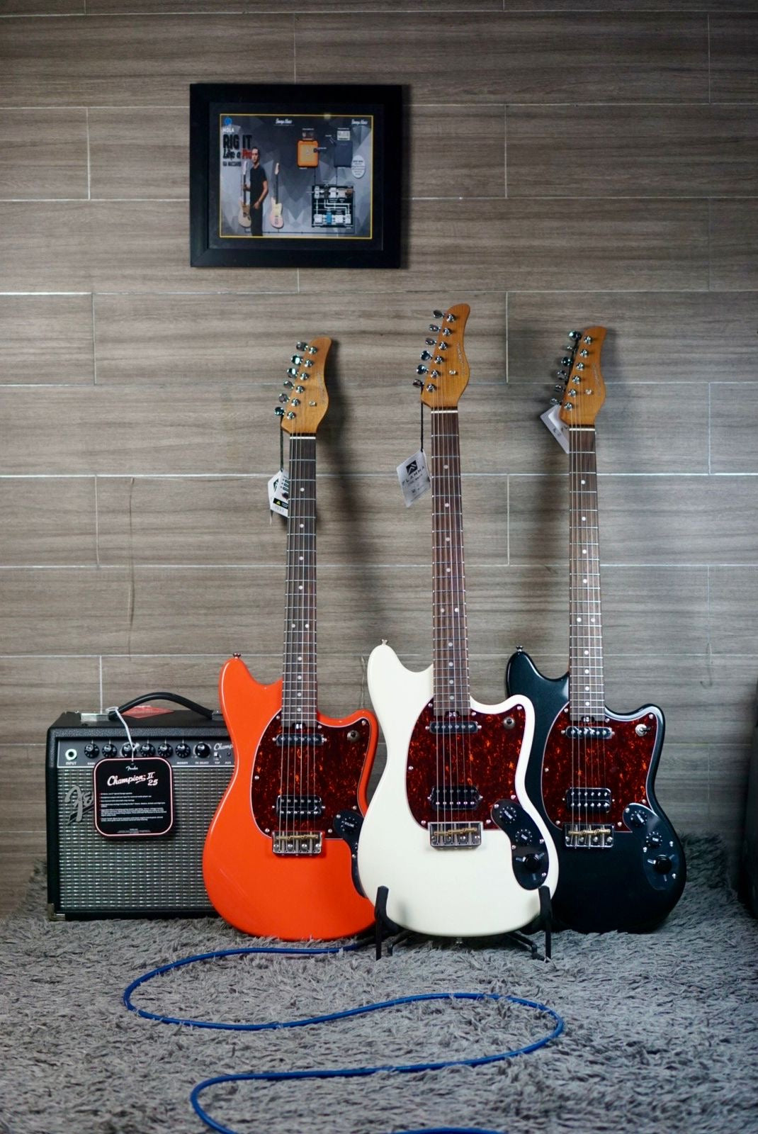 Flamma E1000L Fiesta Red With Gigbag