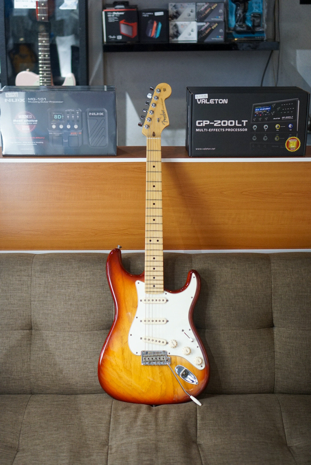 Fender Stratocaster American Standard Sienna Sunburst Customshop Pickup