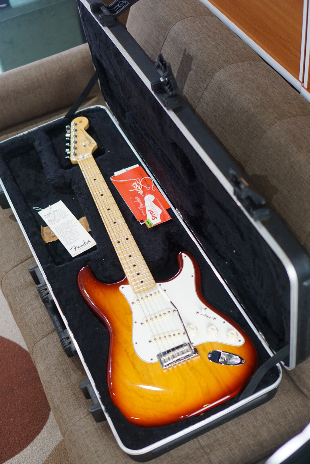 Fender Stratocaster American Standard Sienna Sunburst Customshop Pickup