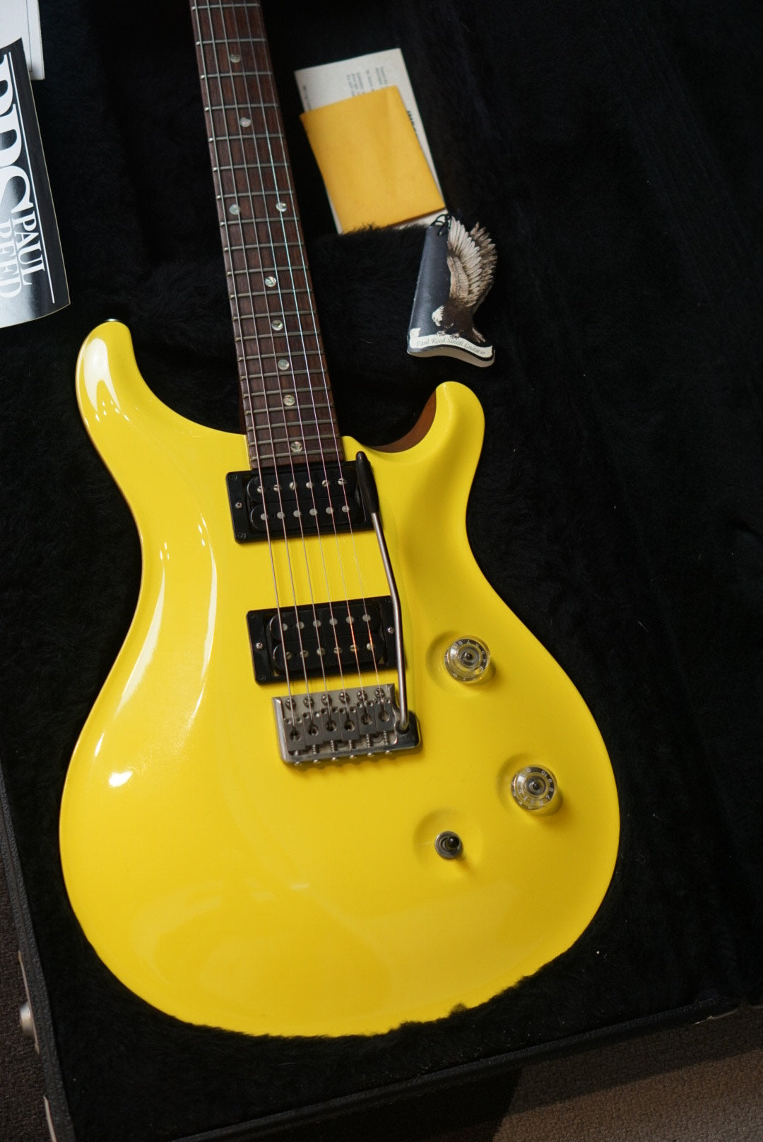 PRS Custom 24 Moon Inlay Canary Yellow 2007