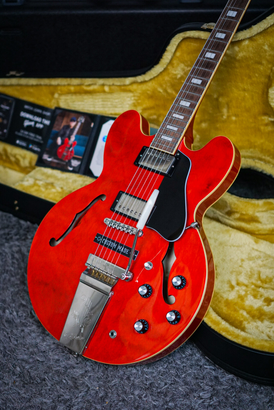 Epiphone Joe Bonamassa 1962 Es-335 Glass Sixties In Cherry