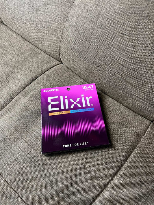 Elixir 11000 Polyweb 80/20 Bronze Acoustic Guitar Strings 10-47