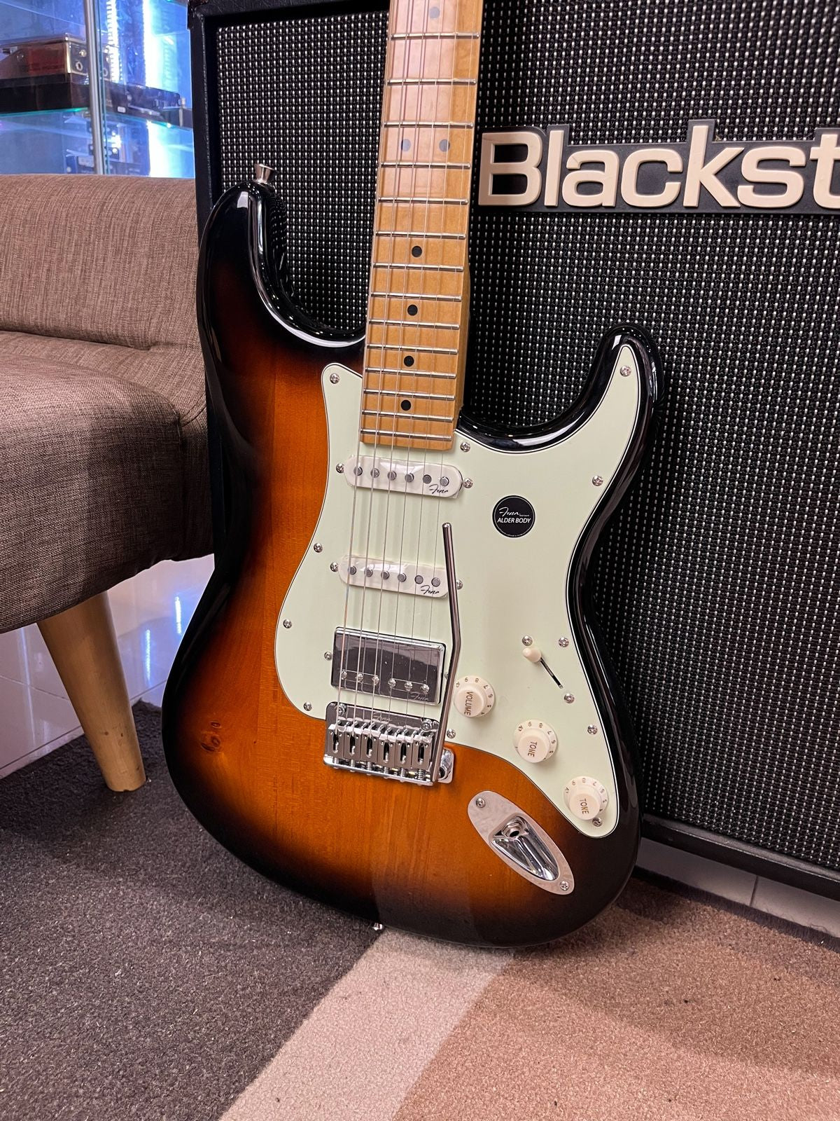 FENA STRATOCASTER HSS METAMORFOSIS SUNBURST MAPLE