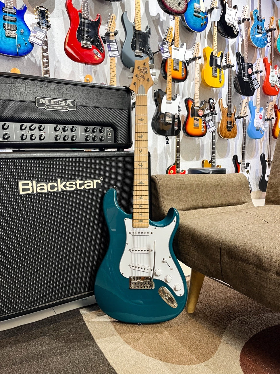 Prs SE SilverSky Nylon Blue