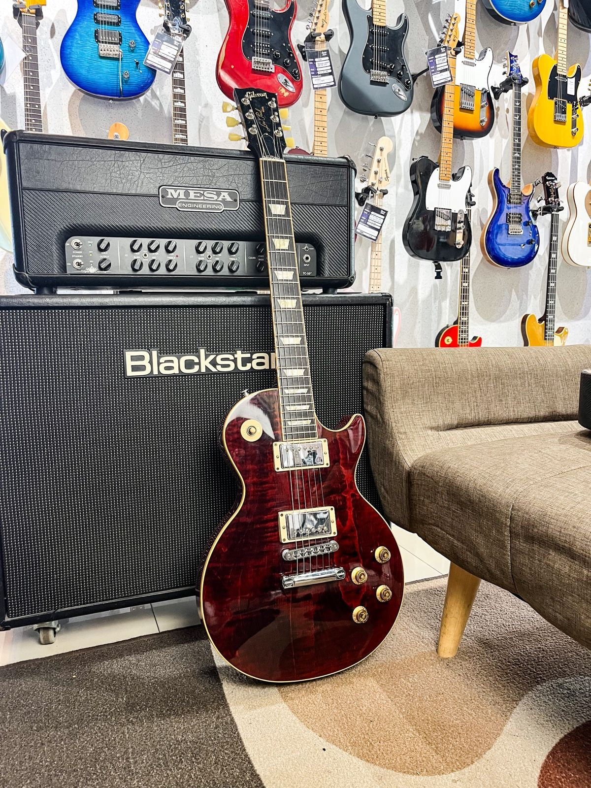 Gibson Lespaul Traditional Wine Red