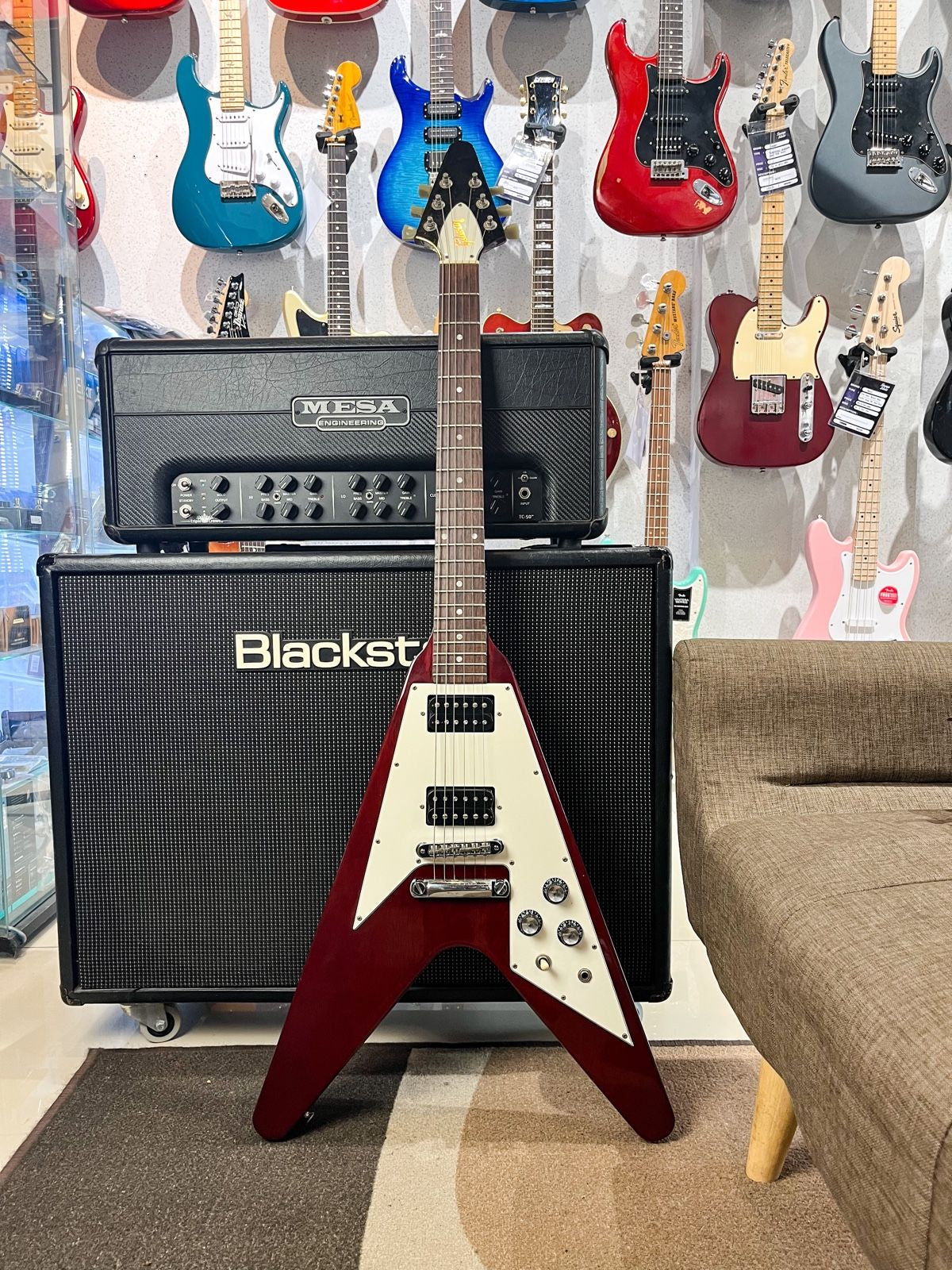 Gibson Flying V Wine Red