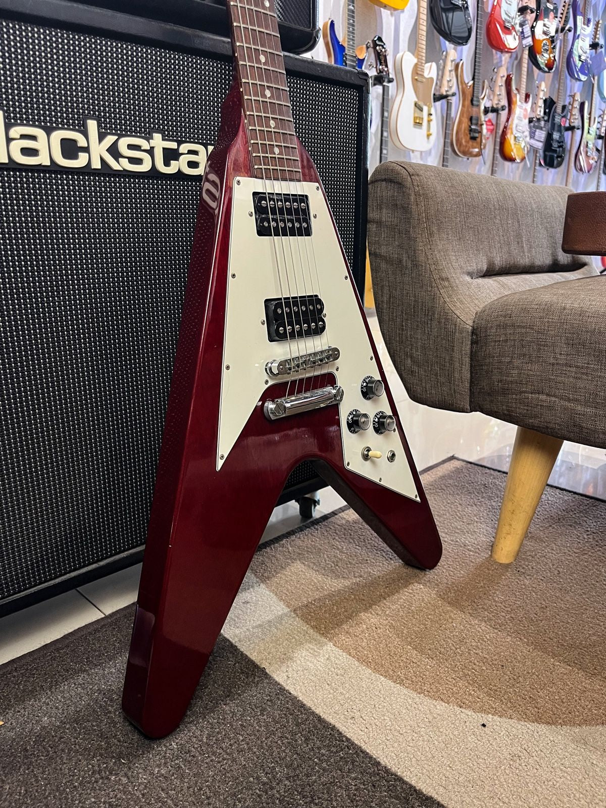 Gibson Flying V Wine Red