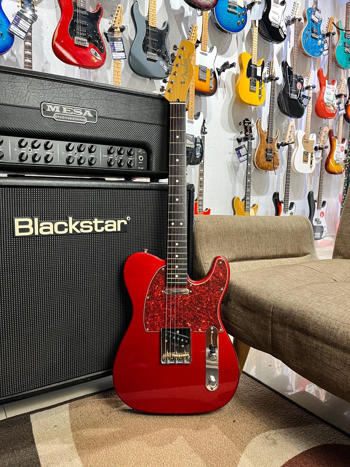 Fender Telecaster Hybrid II Candy Apple Red – smosyumusic-com