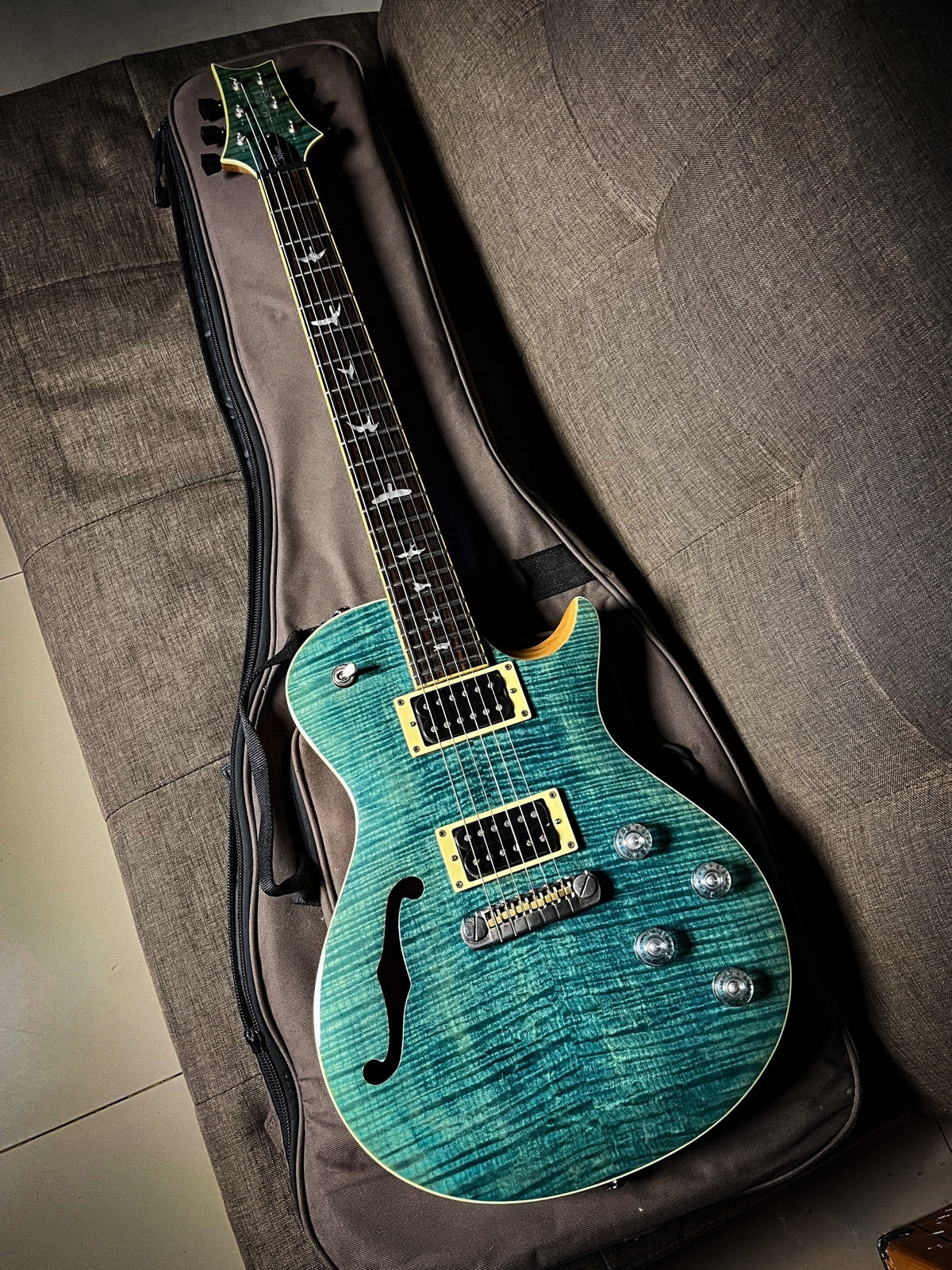 Prs SE Signature Zach Myers Blue Upgrade CTS Pots & Treble Bleed