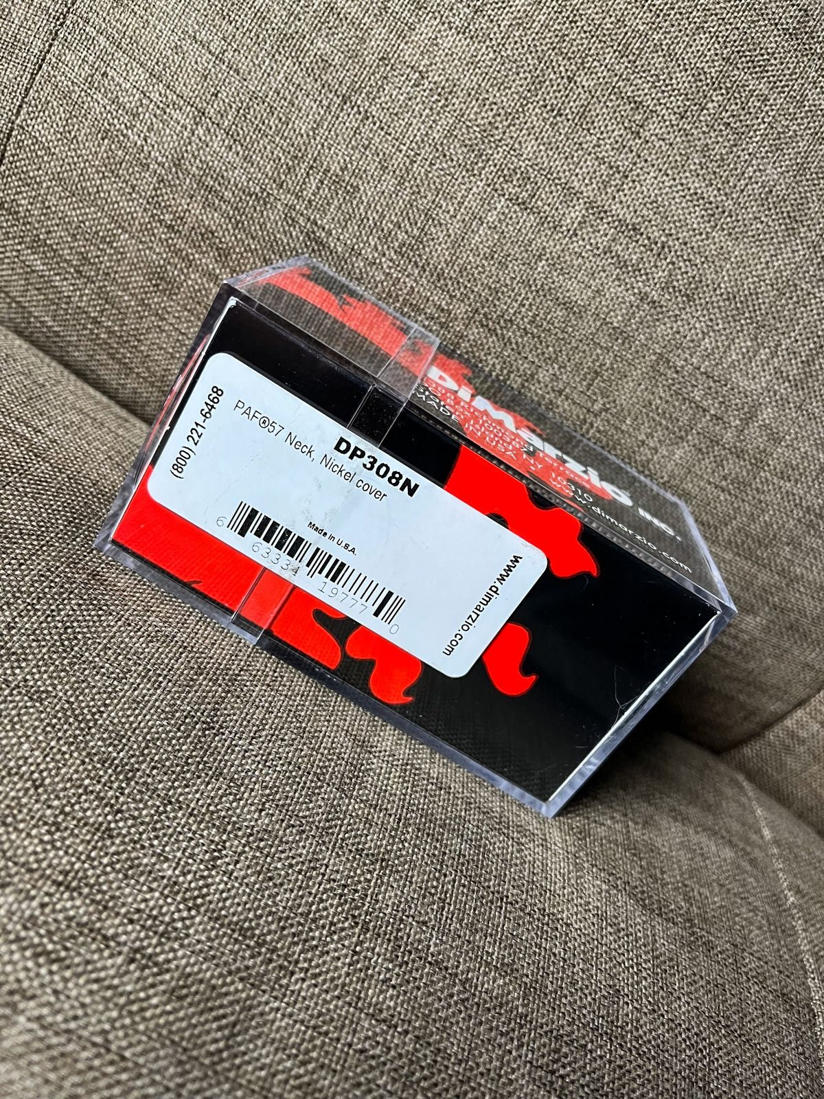 Dimarzio DP308N PAF 57 neck guitar pickup nickle cover