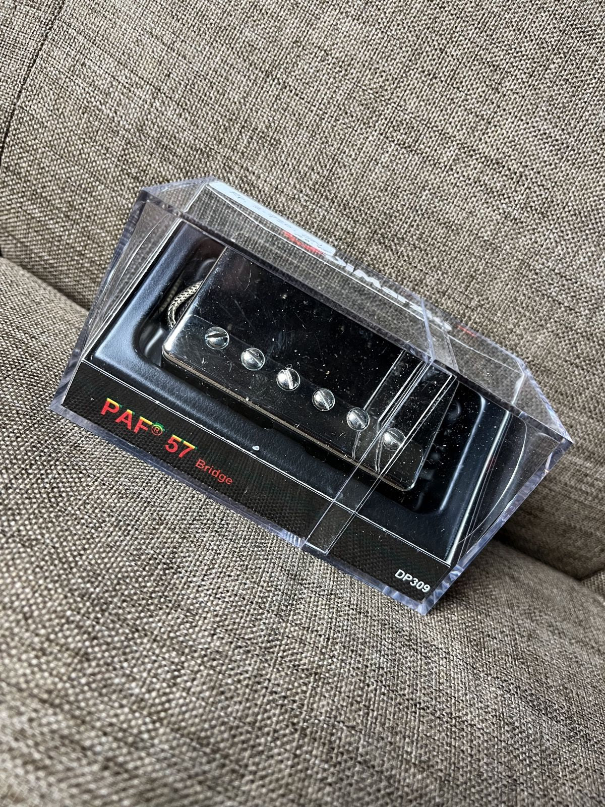 Dimarzio DP309N PAF 57 bridge guitar pickup nickle cover