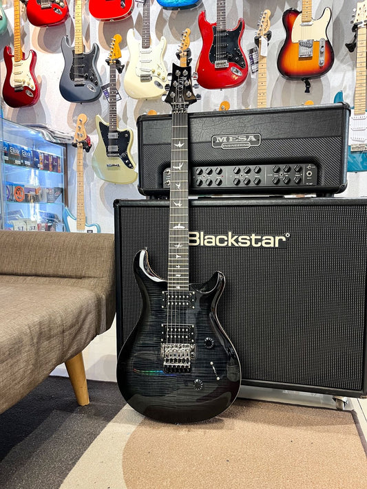 PRS SE CUSTOM 24 FLOYD ROSE CHARCOAL BURST