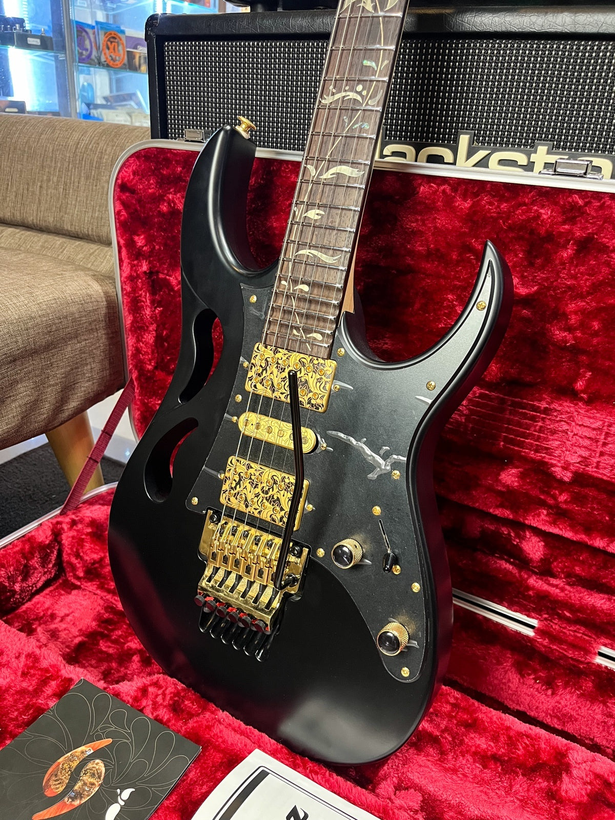 IBANEZ PIA STEVE VAI ONYX BLACK