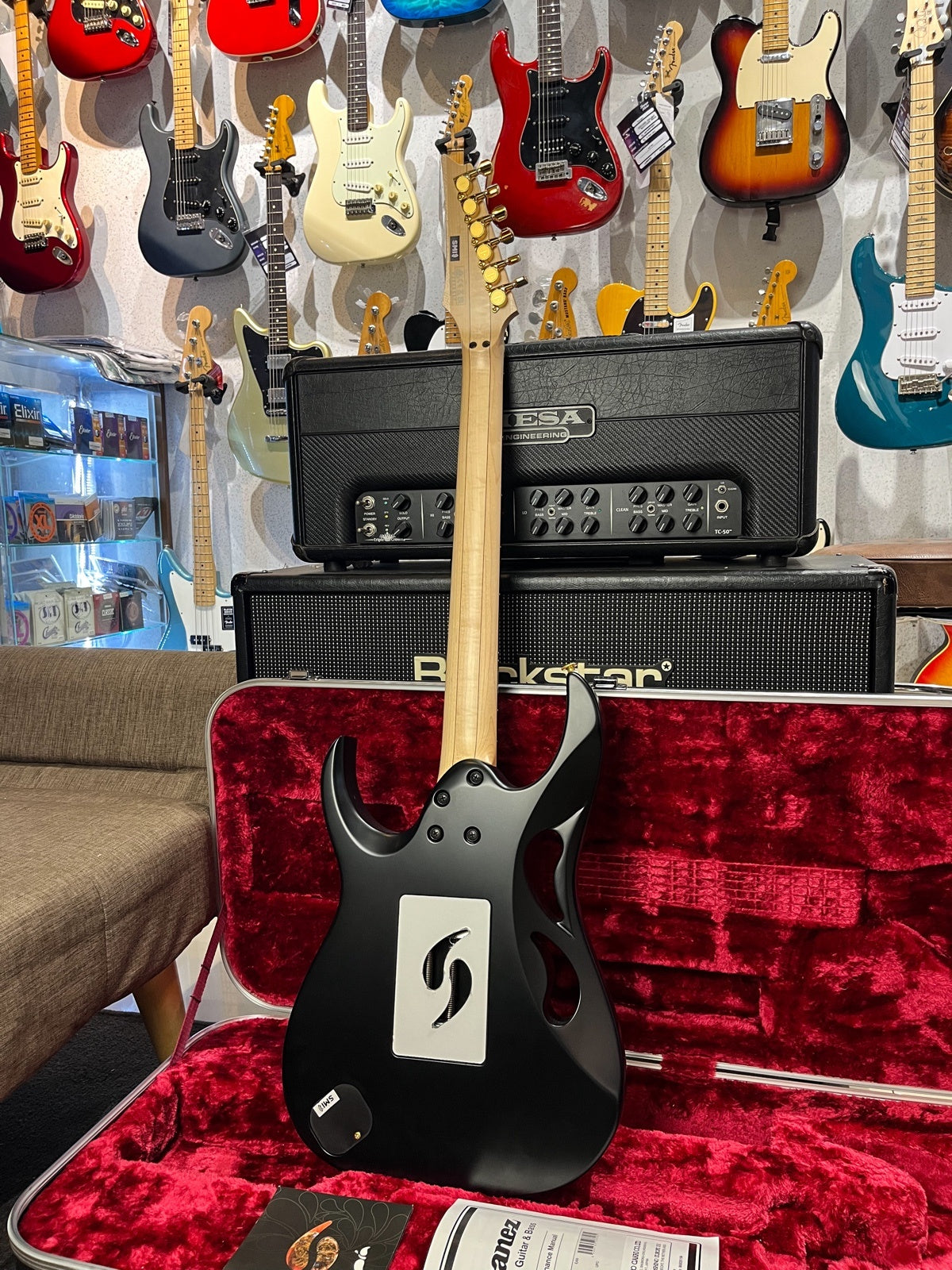 IBANEZ PIA STEVE VAI ONYX BLACK