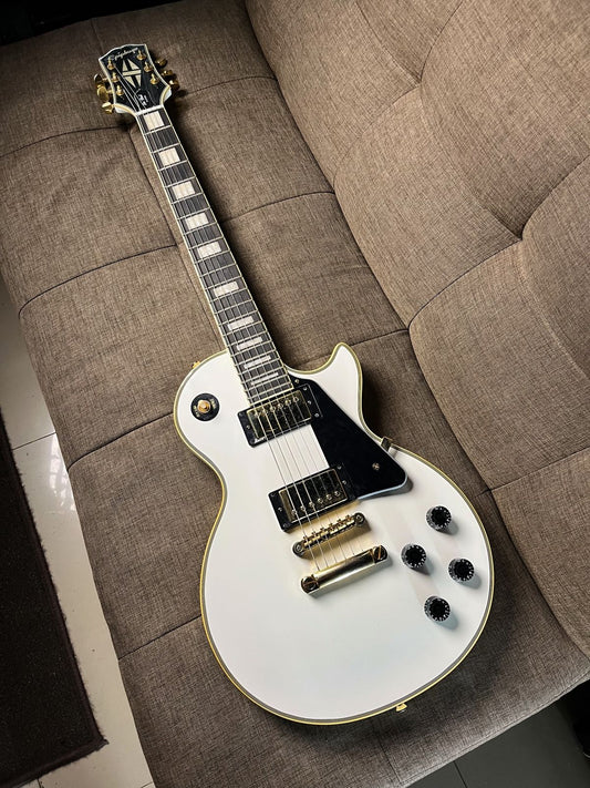 Epiphone Lespaul Custom White Beauty