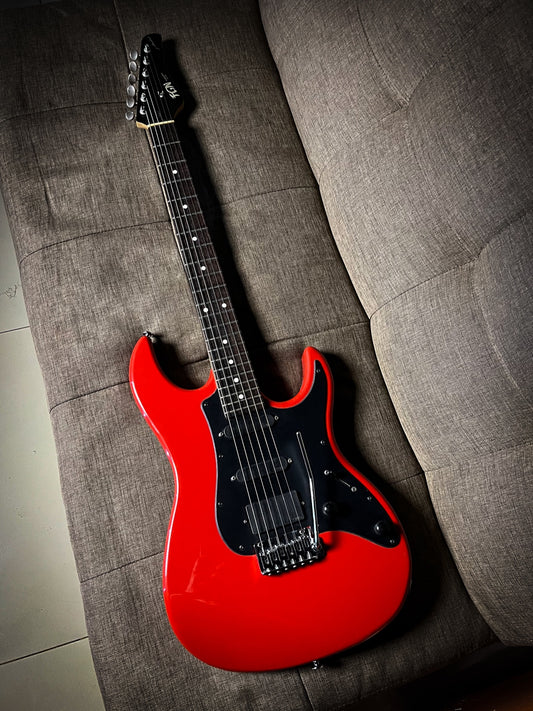 FGN J Standard Odyssey JOS-CL-SE in Red Metallic with EMG Pickups