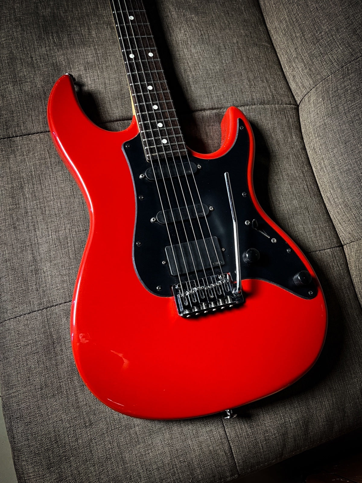 FGN J Standard Odyssey JOS-CL-SE in Red Metallic with EMG Pickups