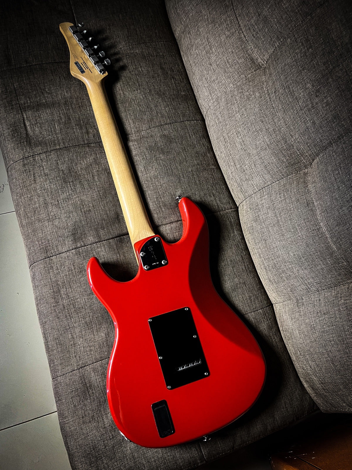 FGN J Standard Odyssey JOS-CL-SE in Red Metallic with EMG Pickups