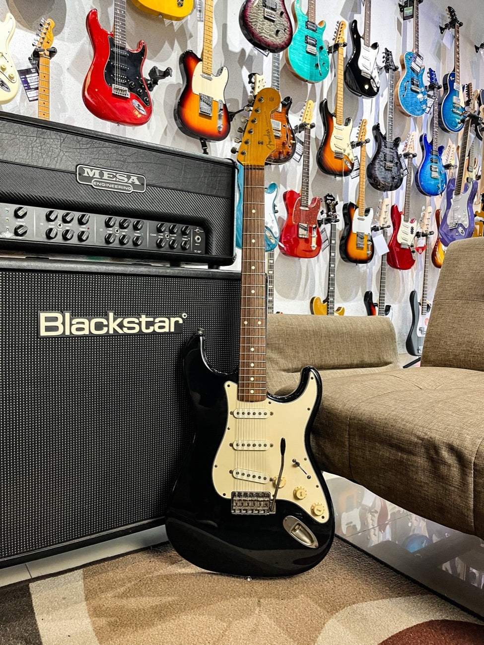 Fender Stratocaster ST 62 TX Black Japan