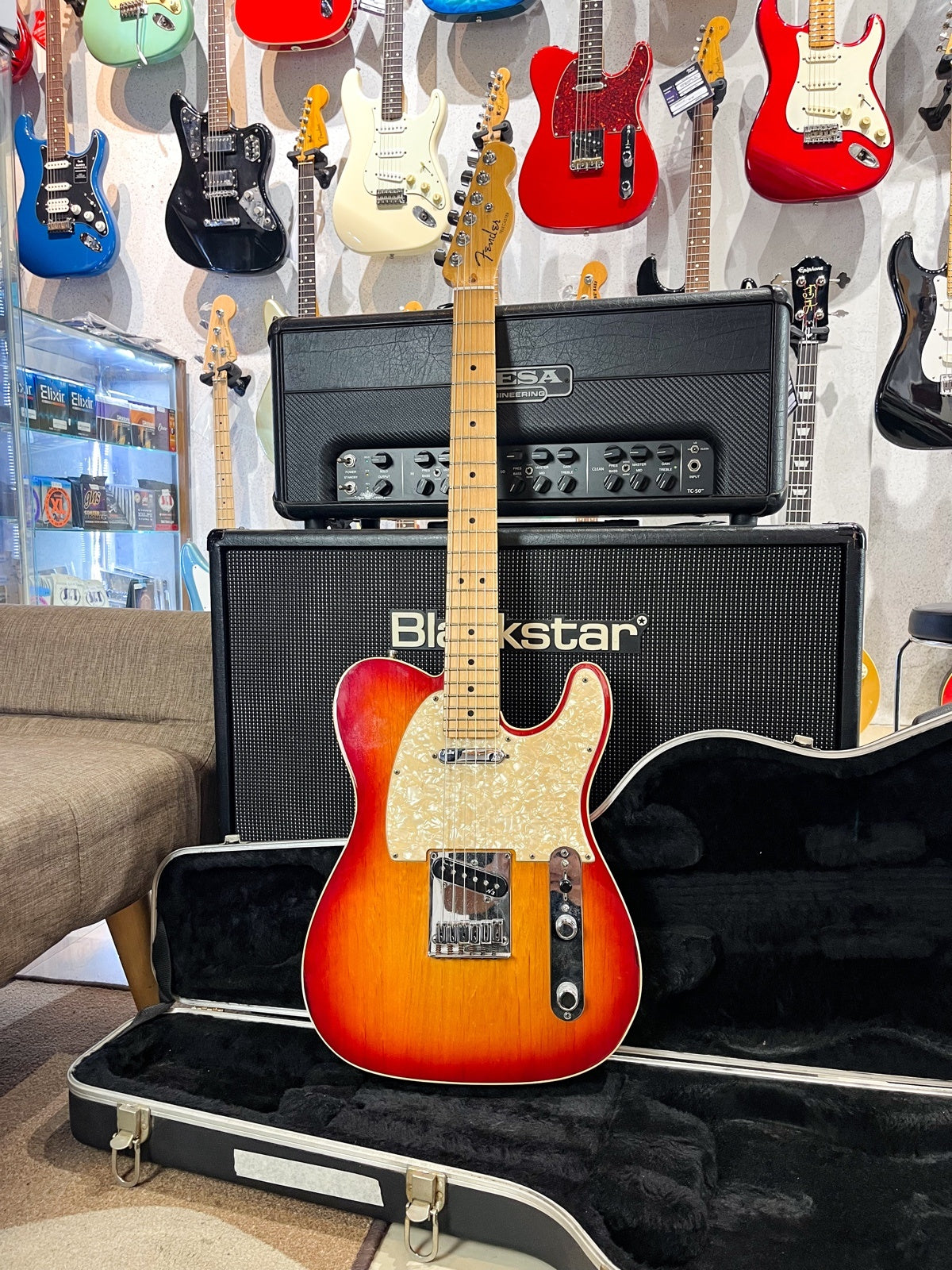 TELECASTER AMERICAN DELUXE SIENNA SUNBURST