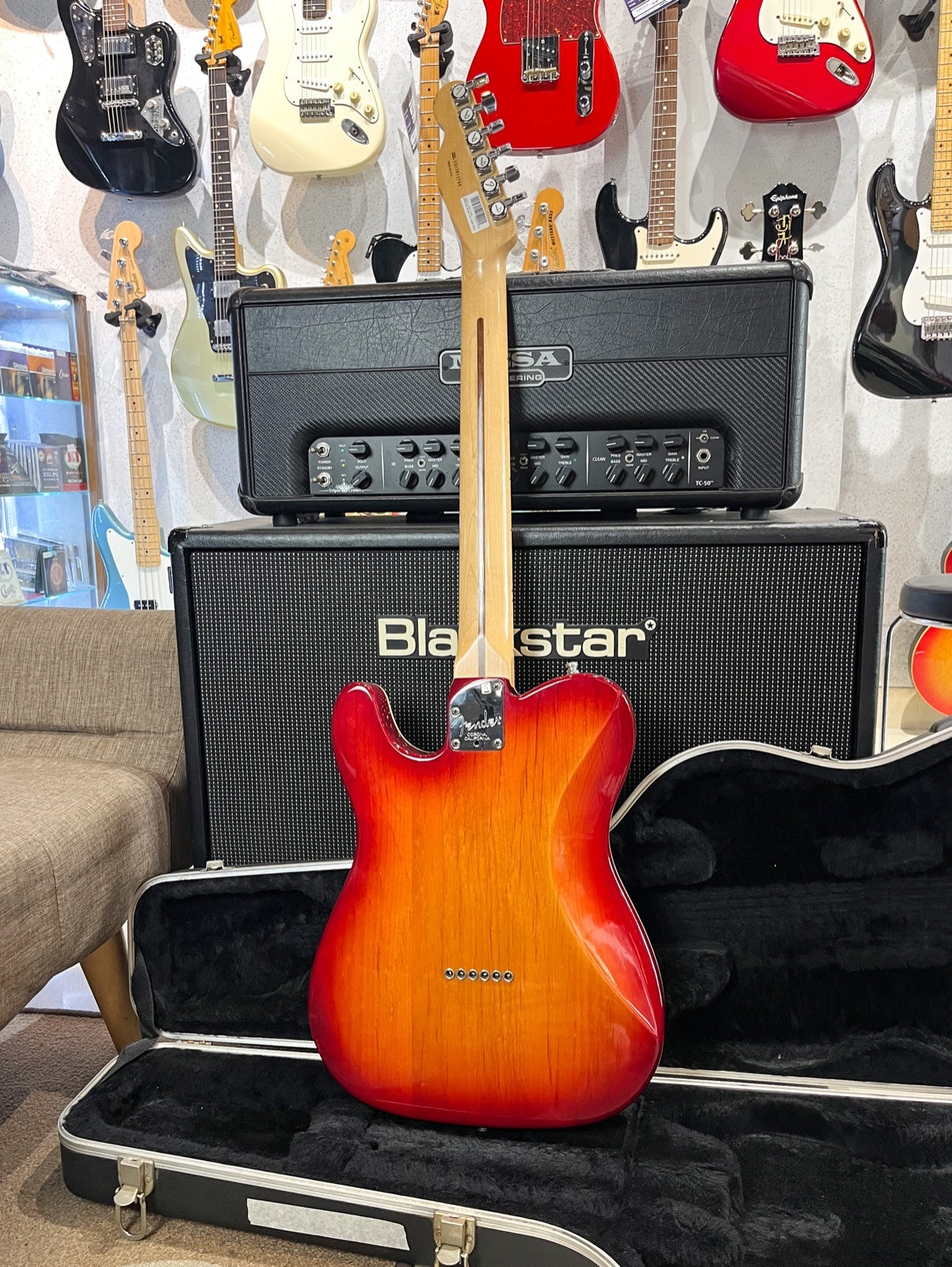 TELECASTER AMERICAN DELUXE SIENNA SUNBURST