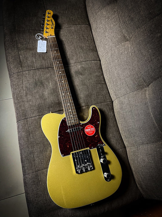 Squier FSR Classic Vibe 60s Custom Telecaster Electric Guitar, Laurel FB, Aztec Gold