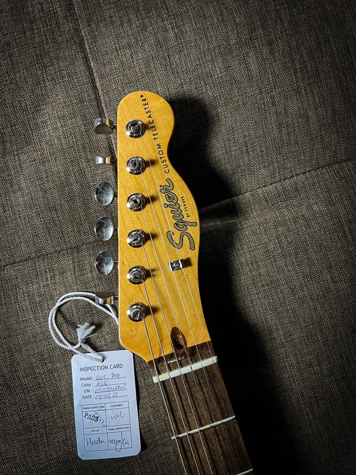 Squier FSR Classic Vibe 60s Custom Telecaster Electric Guitar, Laurel FB, Aztec Gold