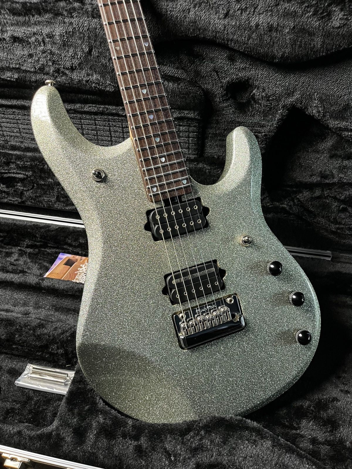 Musicman JP6 Piezo Silver Sparkle limited edition