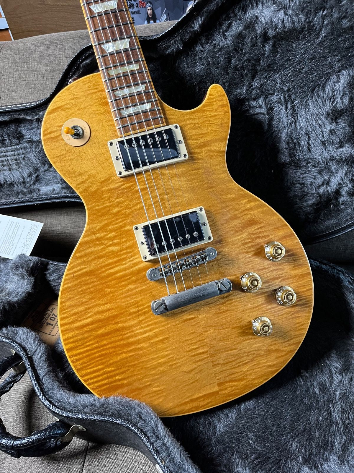 Gibson lespaul standard premium plus trans amber