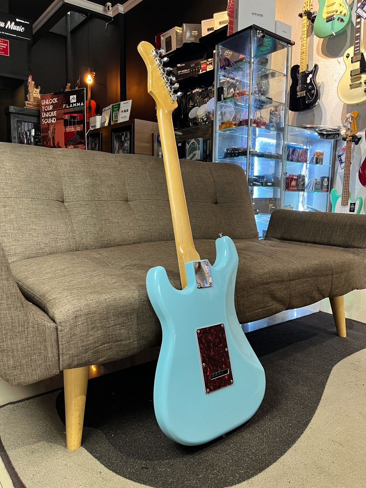 Fena st std sss sonic blue maple